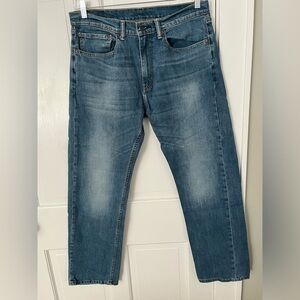 Levi's 505 Mens Size 34x32 Medium Wash Jeans Denim 5 Pocket Iconic Stretch